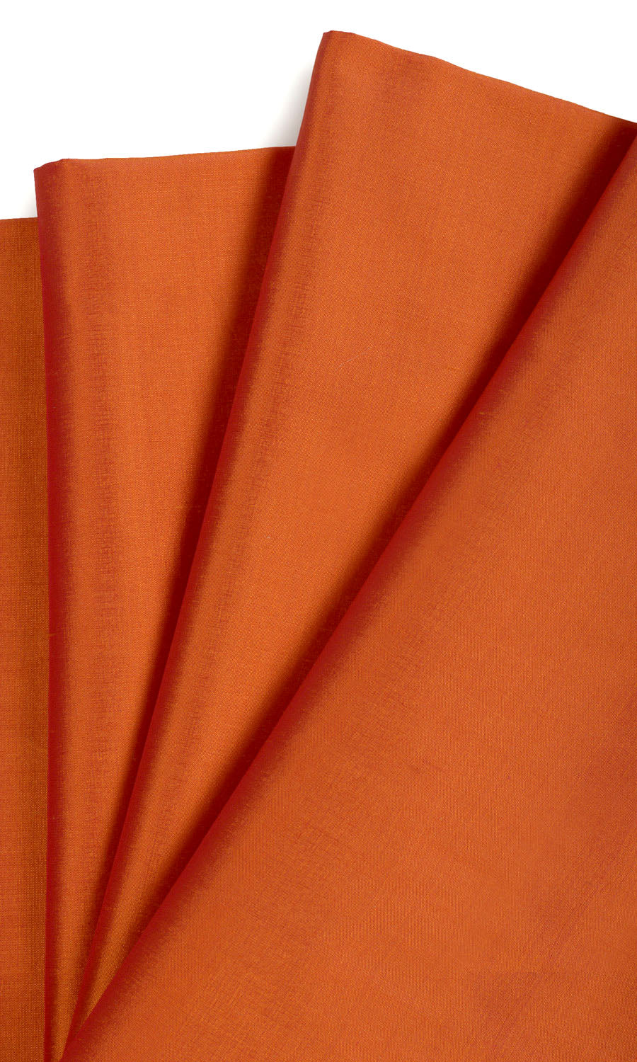 Shantung Silk Home Textile Fabric Material By the Metre (Saffron Orange)