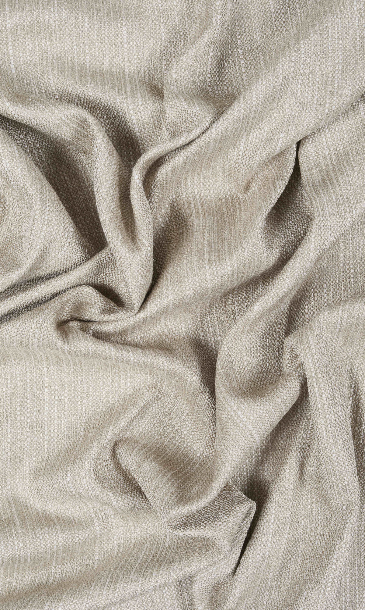 Textured Window Treatments Fabric By the Metre (Pale Beige)