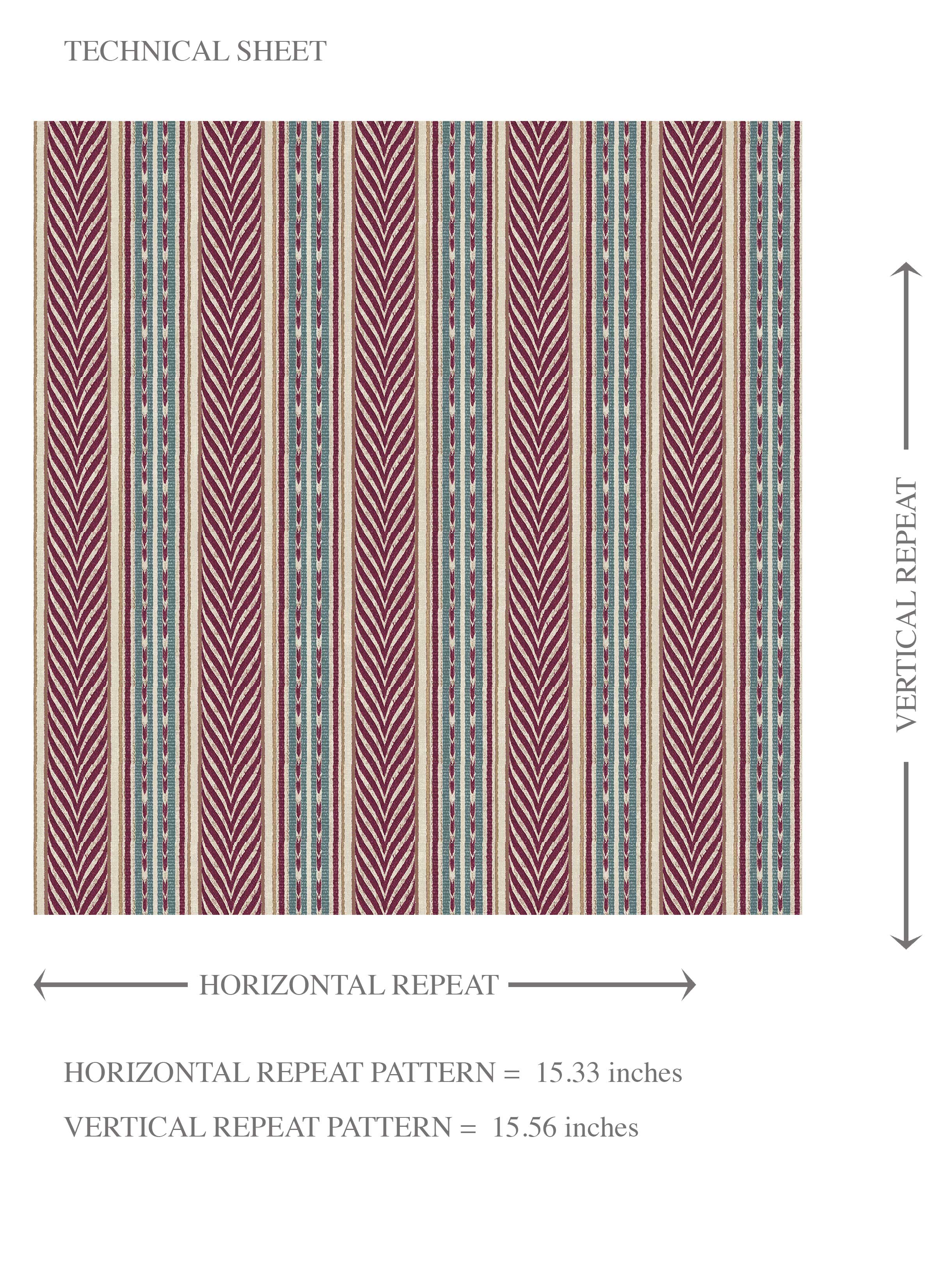 Geometric Striped Kids Room Wallpaper (Mauve/ Pink/ Sage Gray)