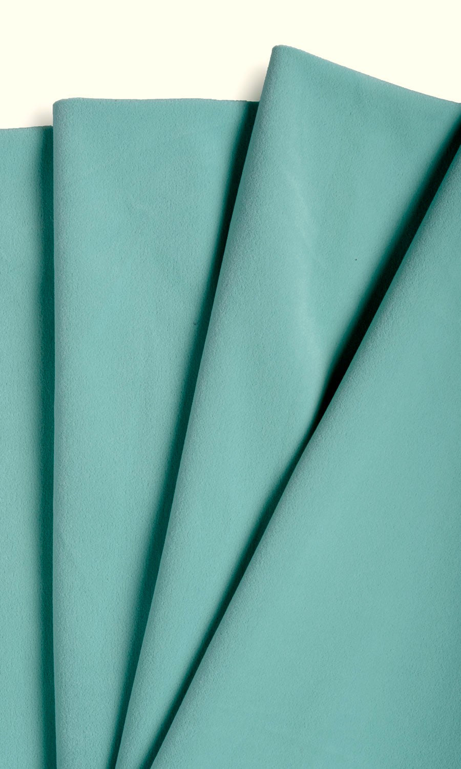 Velvet Window Treatments Fabric Sample (Sky Blue)
