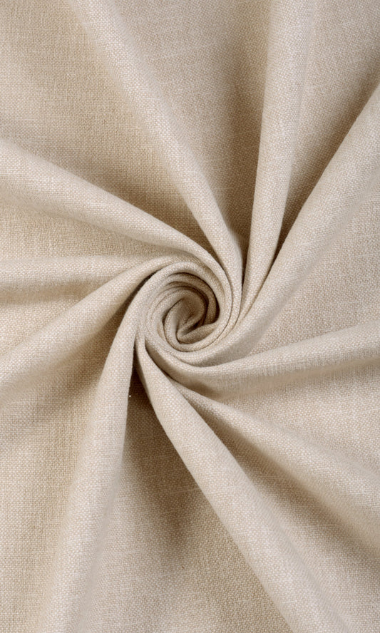 Linen Blend Home Décor Fabric Sample (Beige)