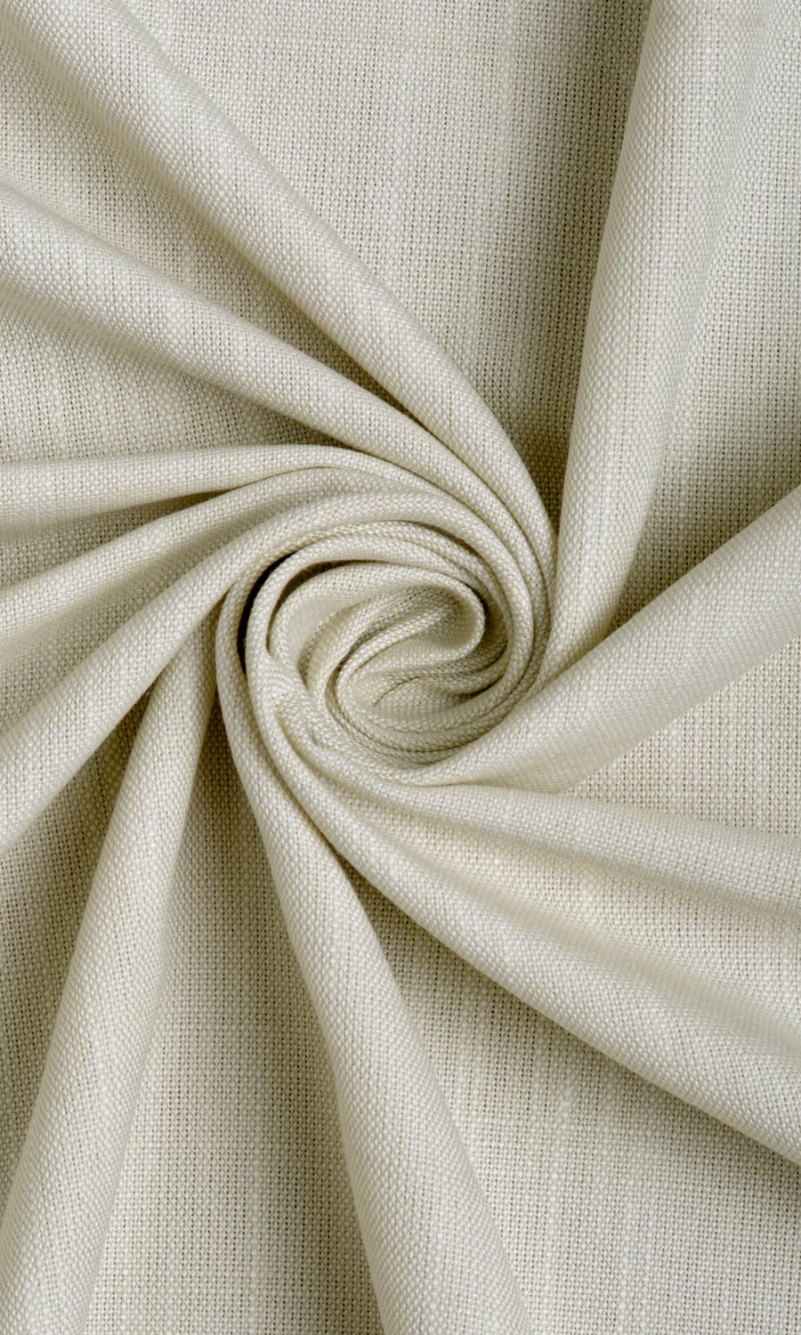Plain Linen Texture Window Treatments Fabric By the Metre (Pale Grey)