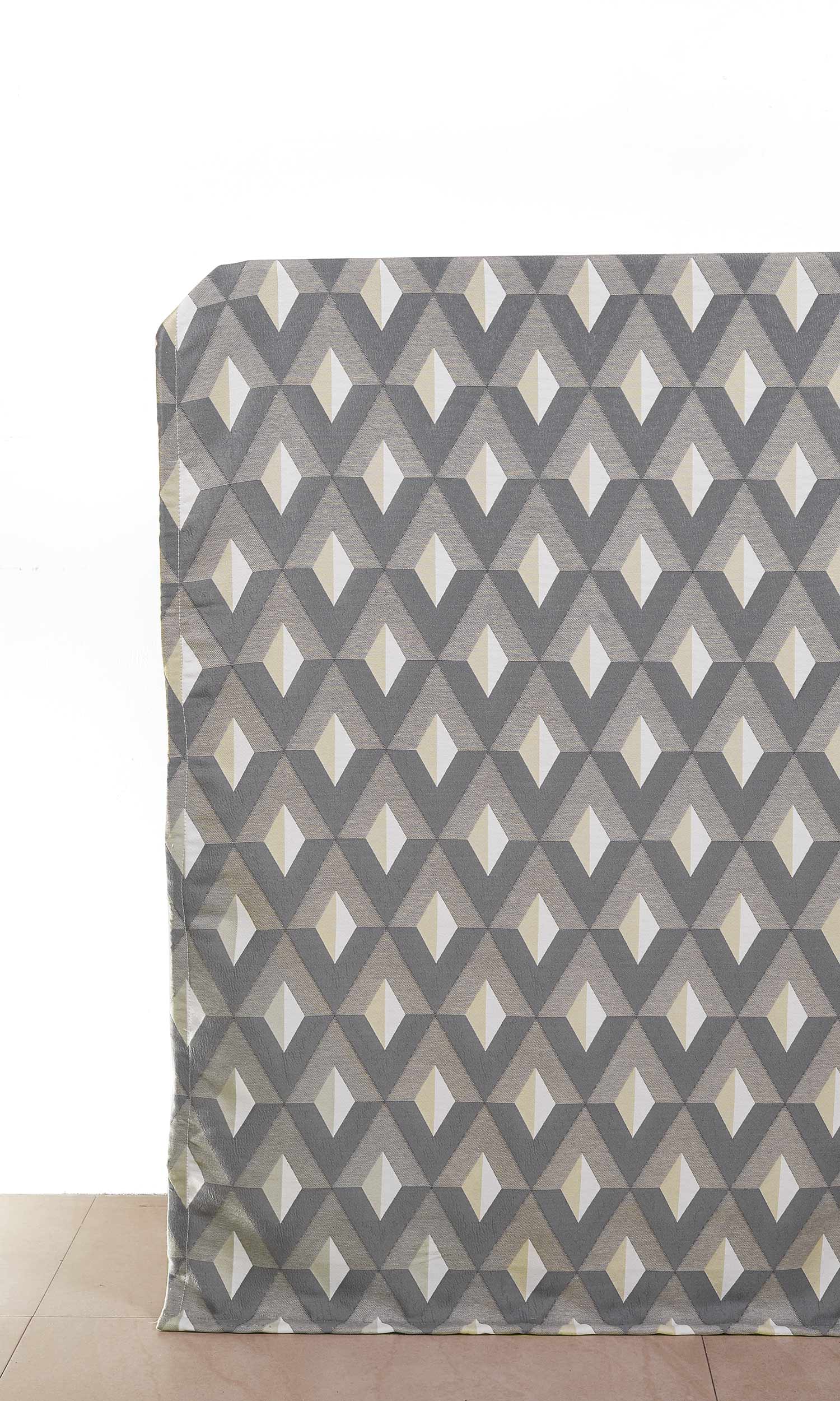 Geometric Home Décor Fabric By the Metre (Brown/ Gray/ White)
