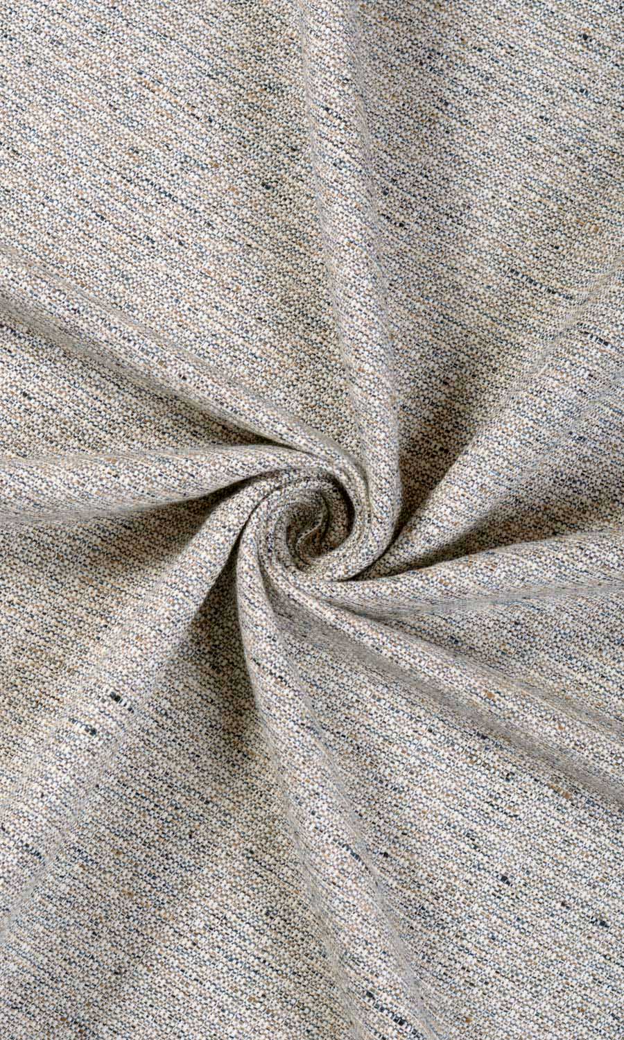 Textured  Window Treatments Fabric By the Metre (Beige/ Brown)
