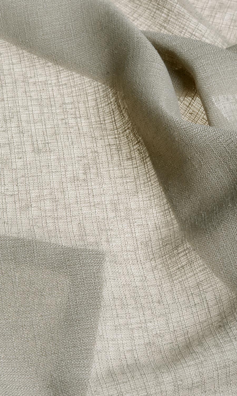 Sheer Fabric Material By the Metre (Taupe Grey)