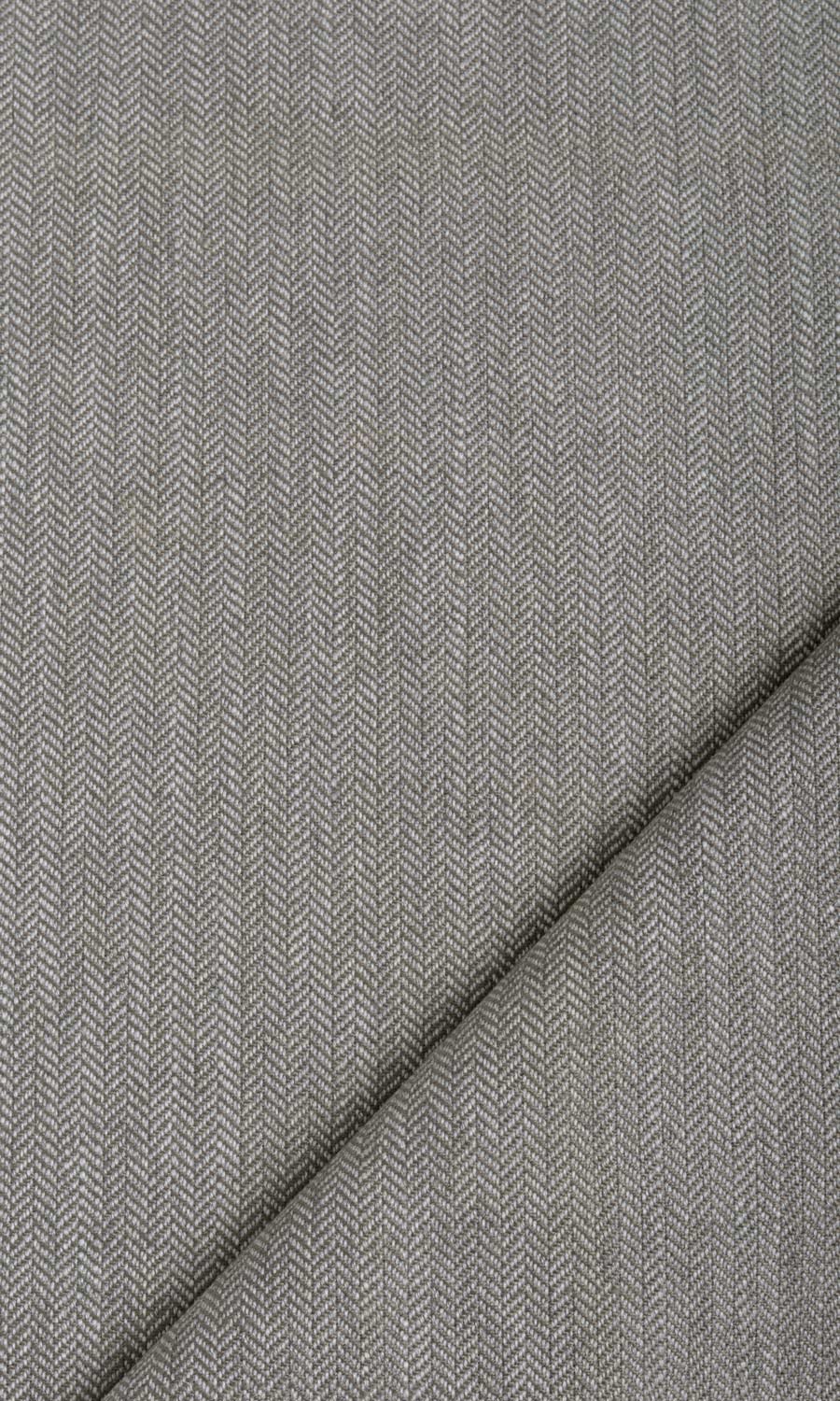 Herringbone Textured Home Textile Fabric Material By the Metre (Deep Gray)