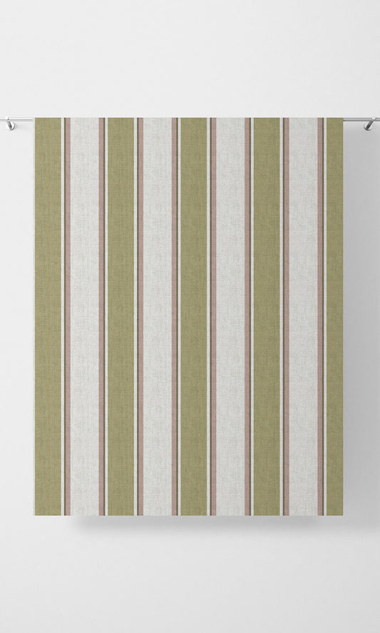 Striped Window Curtains 