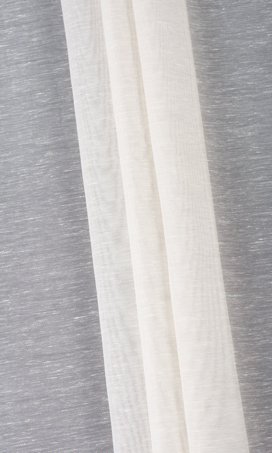 Sheer Home Textile Fabric Material By the Metre (Powder White)