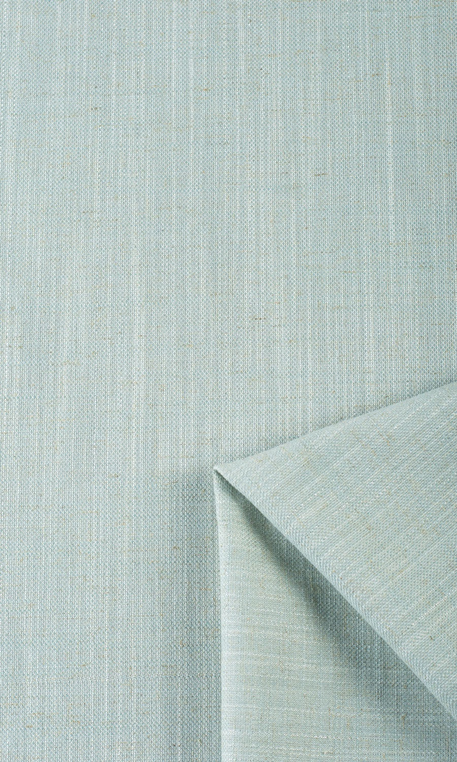 Plain Linen-Blend Free Fabric Material Sample (Powder Blue)