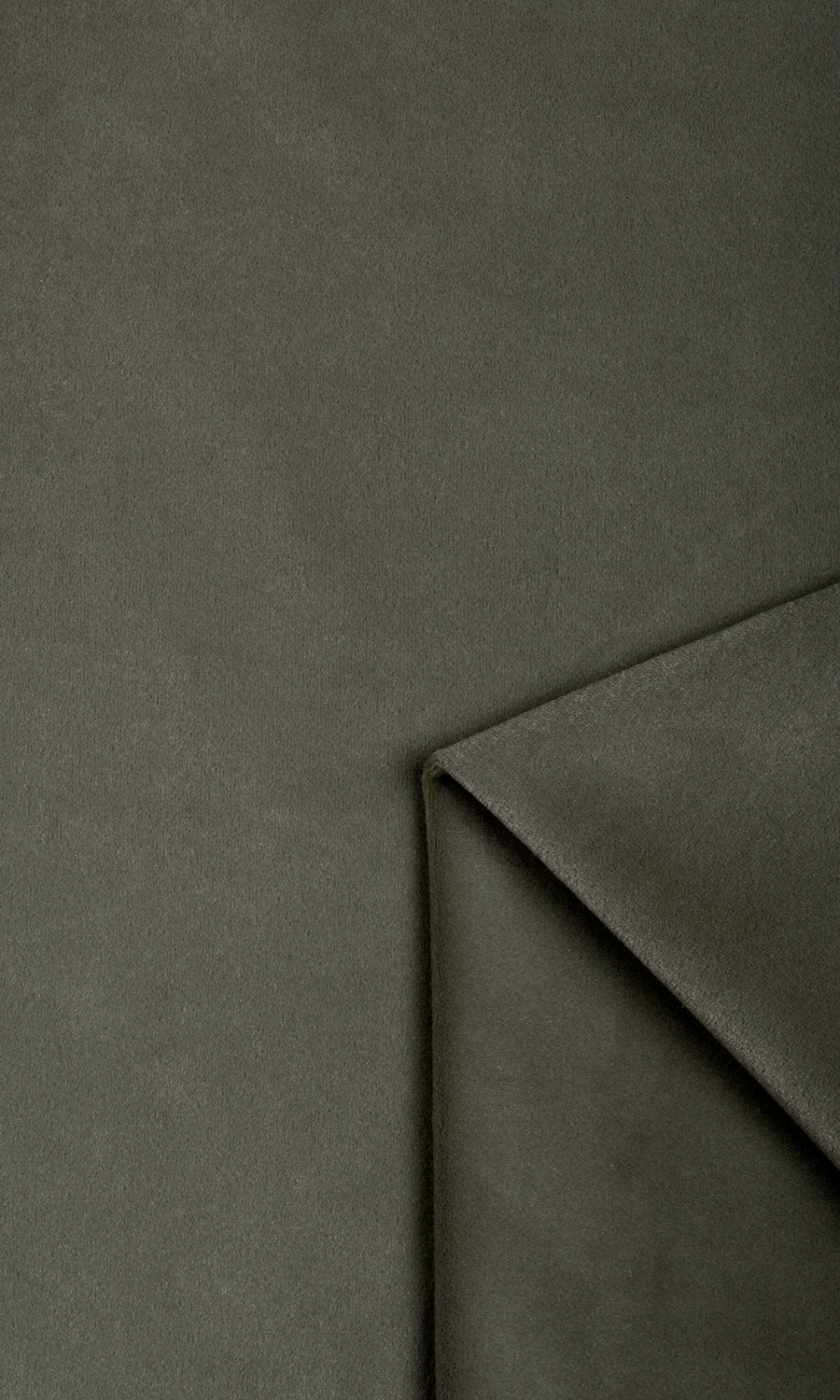 Velvet Home Textile Fabric Material By the Metre (Charcoal Grey)