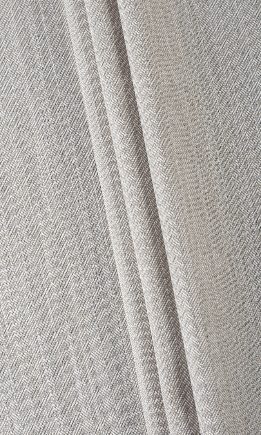 Textured Linen Blend Fabric Material By the Metre (Warm Gray-Brown)