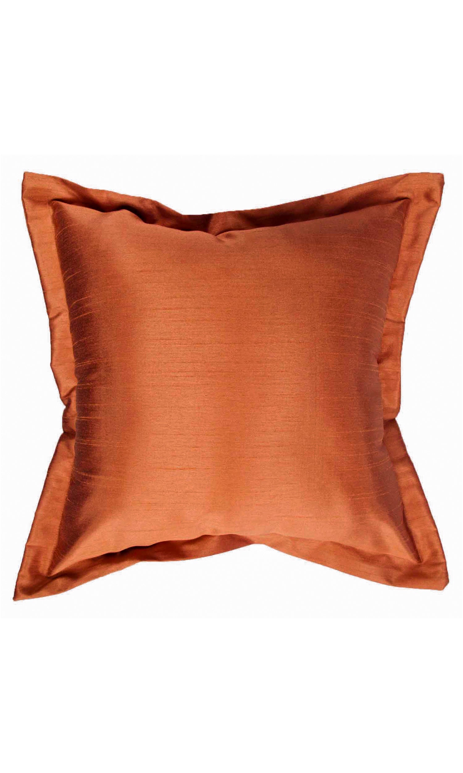 Faux Silk Free Fabric Material Sample (Red/ Orange)