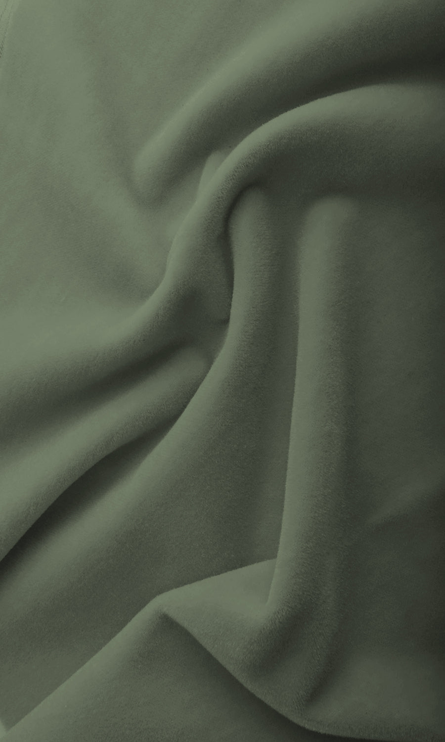Velvet Home Textile Fabric Material By the Metre (Green)