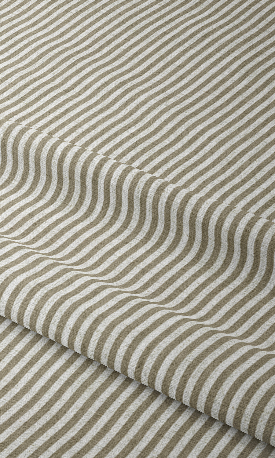 Modern Geometric Patterned Home Textile Fabric Material By the Metre (Green-Beige)