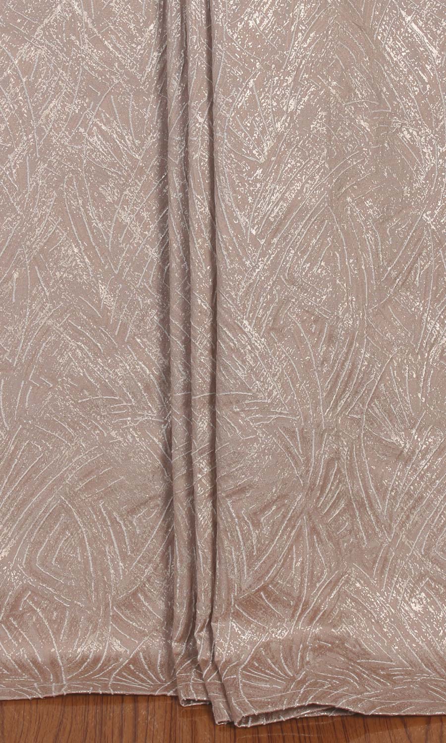 Self-Patterned Poly-Cotton Home Textile Fabric Material Sample (Blush Pink)