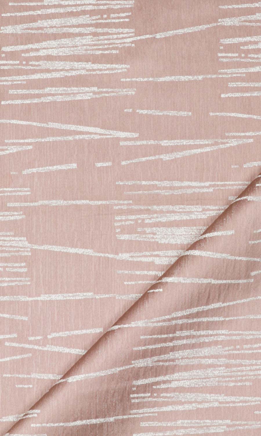 Abstract Patterned Home Décor Fabric By the Metre (Blush Pink)