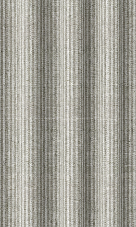 Modern Striped Home Décor Fabric Sample (Grey/ White)