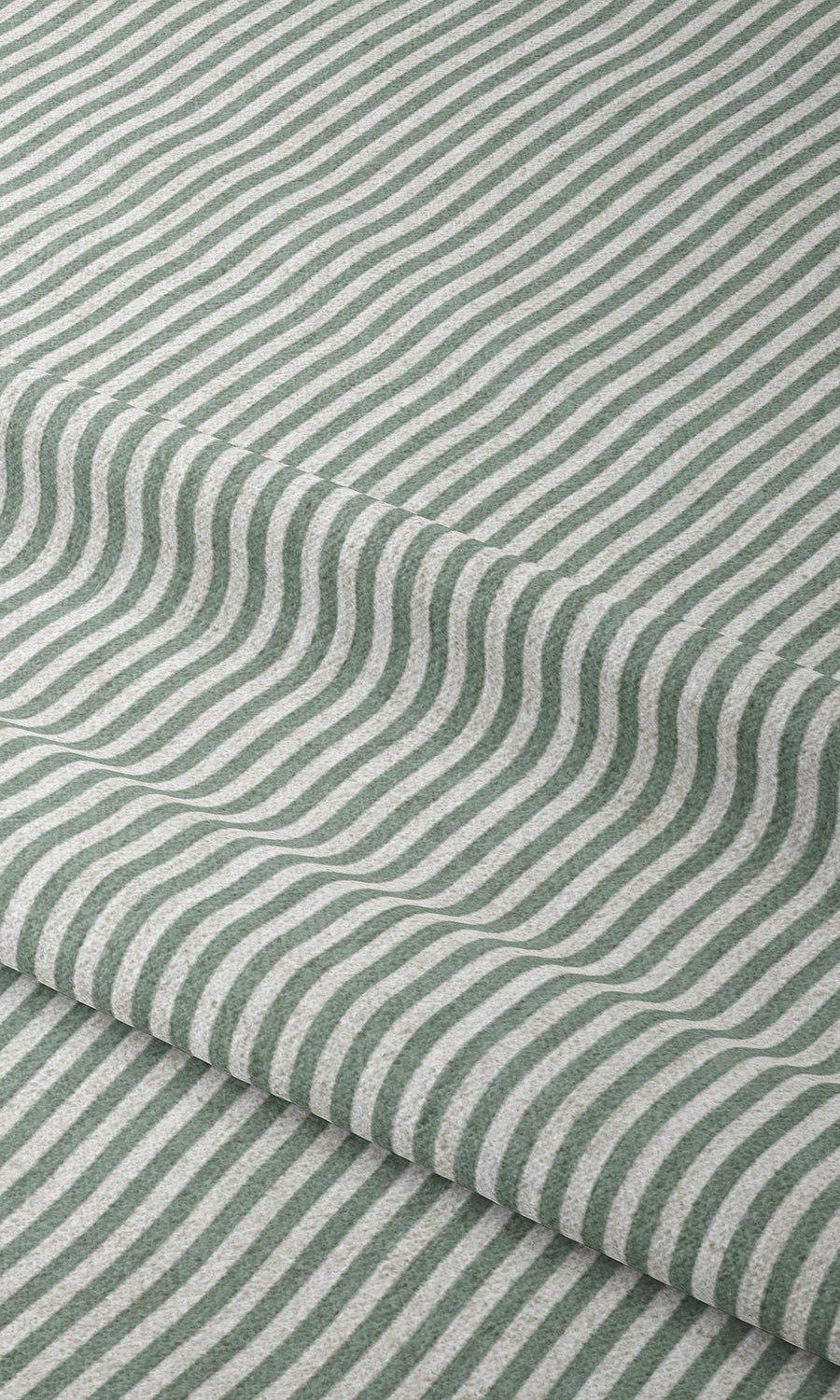 Striped Print Window Treatments Fabric By the Metre (Duck Egg Blue)