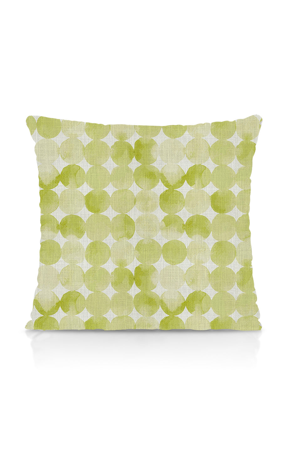 Printed Home Textile Fabric Material Sample (White/ Green)