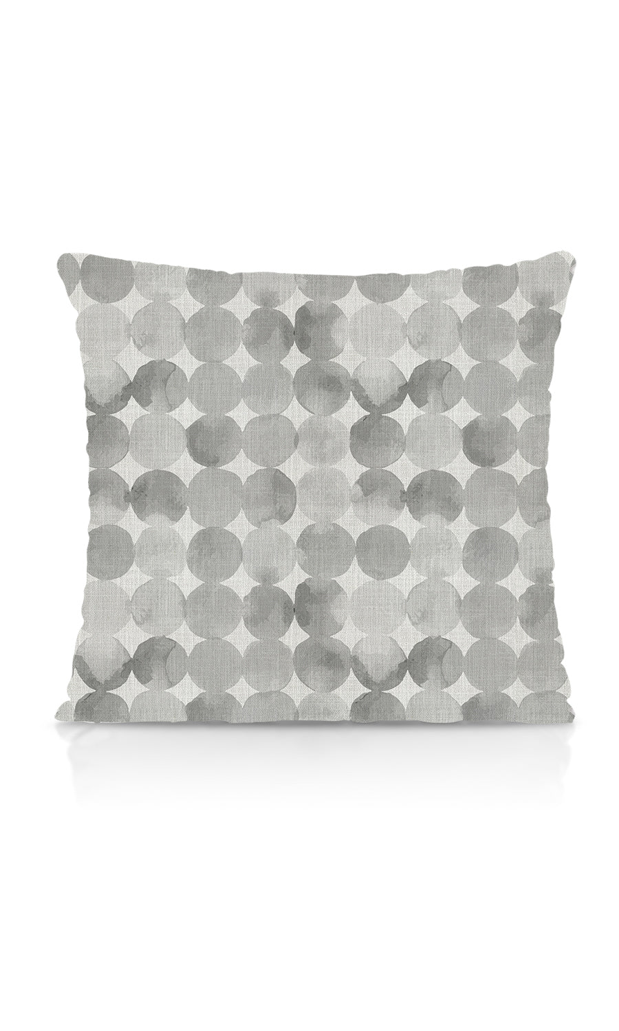 Polka Dot Home Textile Fabric Material Sample (Pewter Grey/ White)