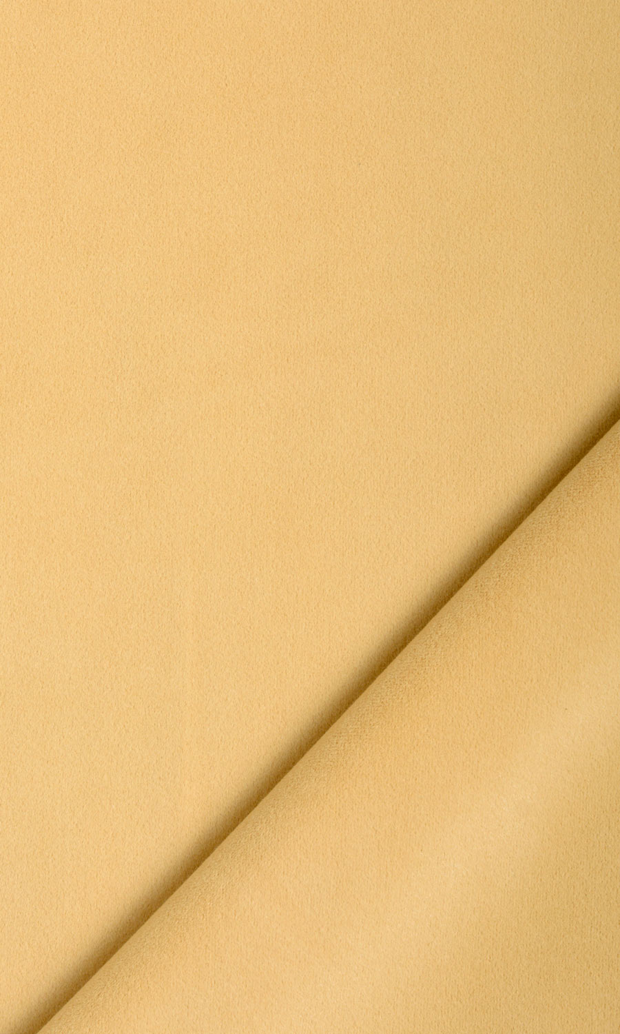 Velvet Free Fabric Material Sample (Pale Yellow)