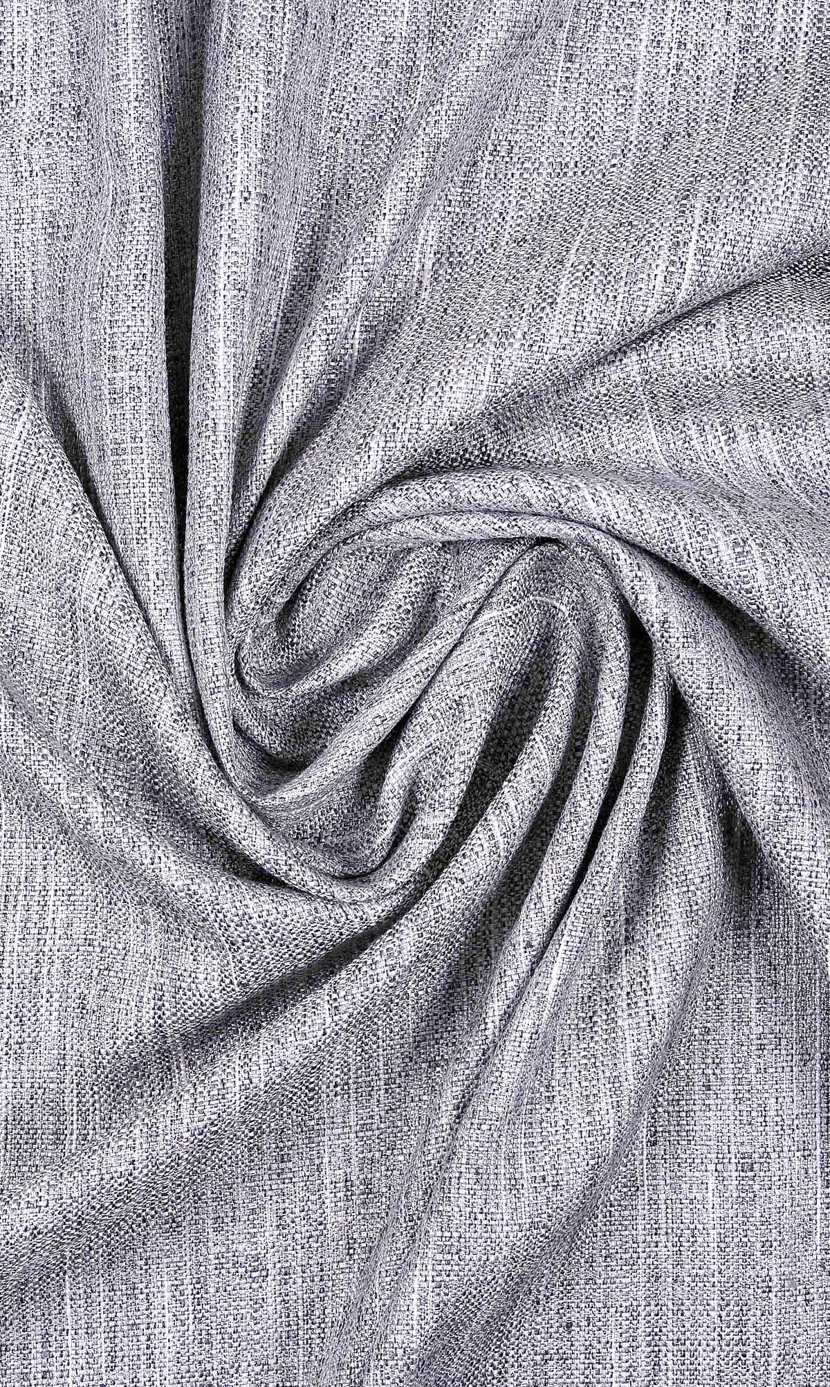 Textured Home Décor Fabric By the Metre (Silver Grey)