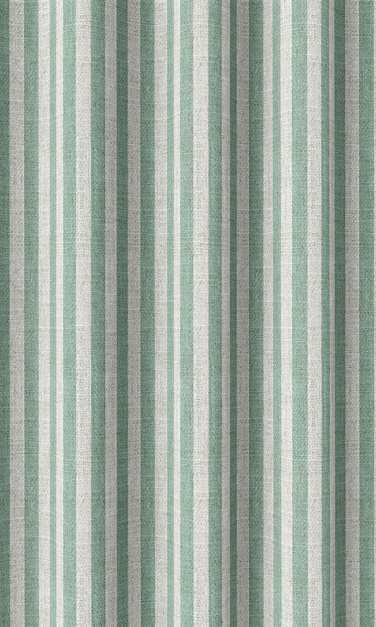 Modern Striped Curtains (Blue/ White)