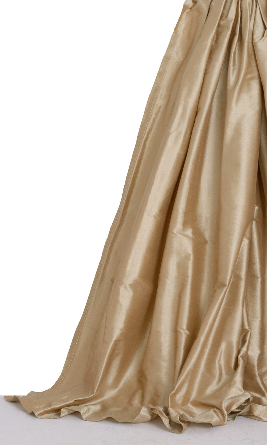 Shantung Silk Window Treatments Fabric By the Metre (Peanut Brown)