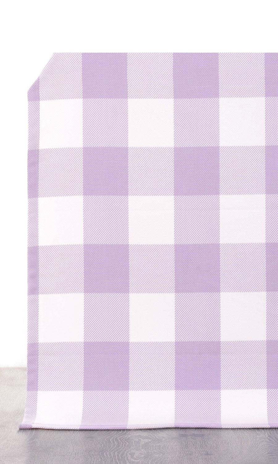 Buffalo Plaid Home Décor Fabric By the Metre (Pale Purple/ White)