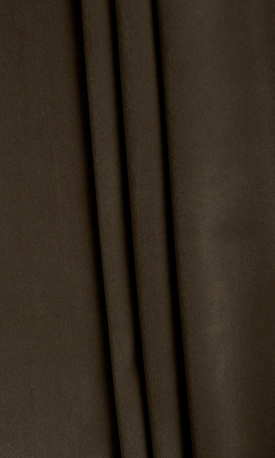 Velvet Home Textile Fabric Material By the Metre (Dark Brown)