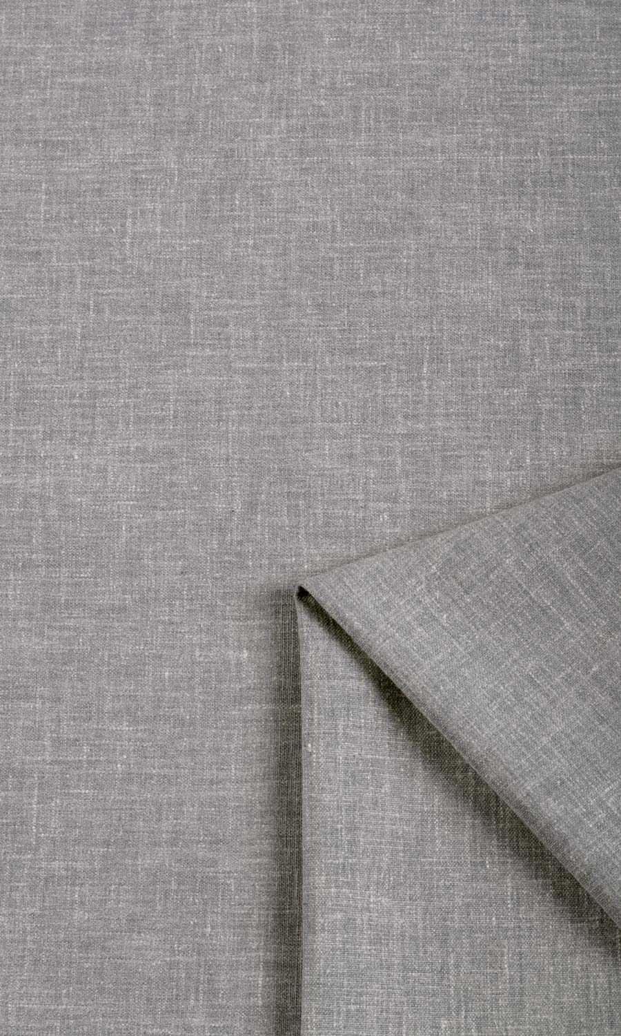Linen Texture Home Textile Fabric Material By the Metre (Grey)