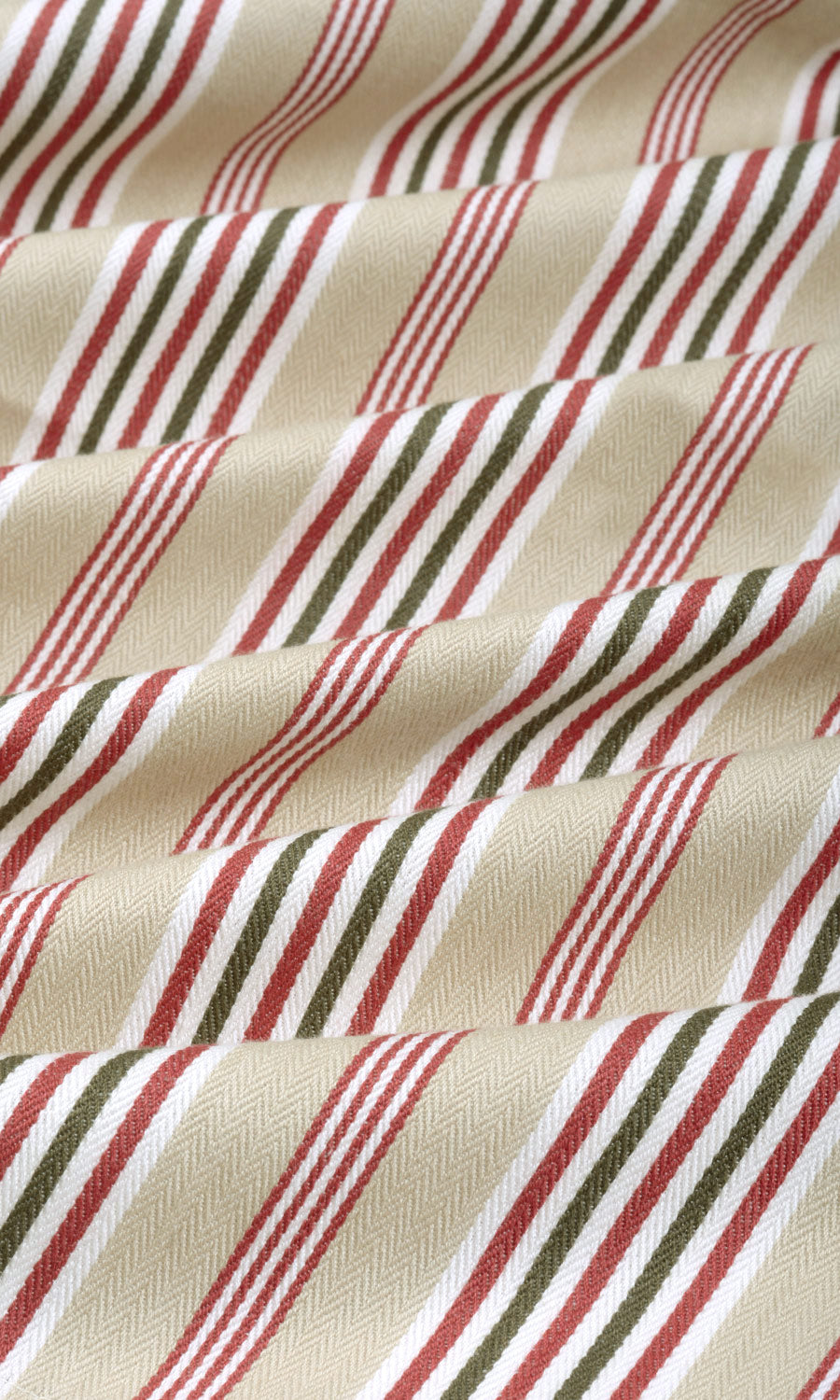 Cotton Fabric Sample for Curtains & Drapes (Brown/ Beige/ Red)