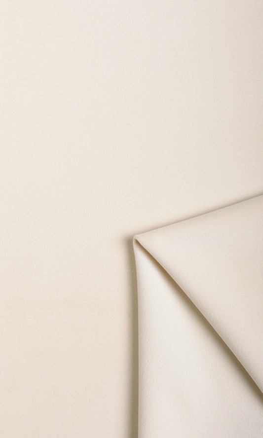 Velvet Curtain Panels (Warm Ivory)