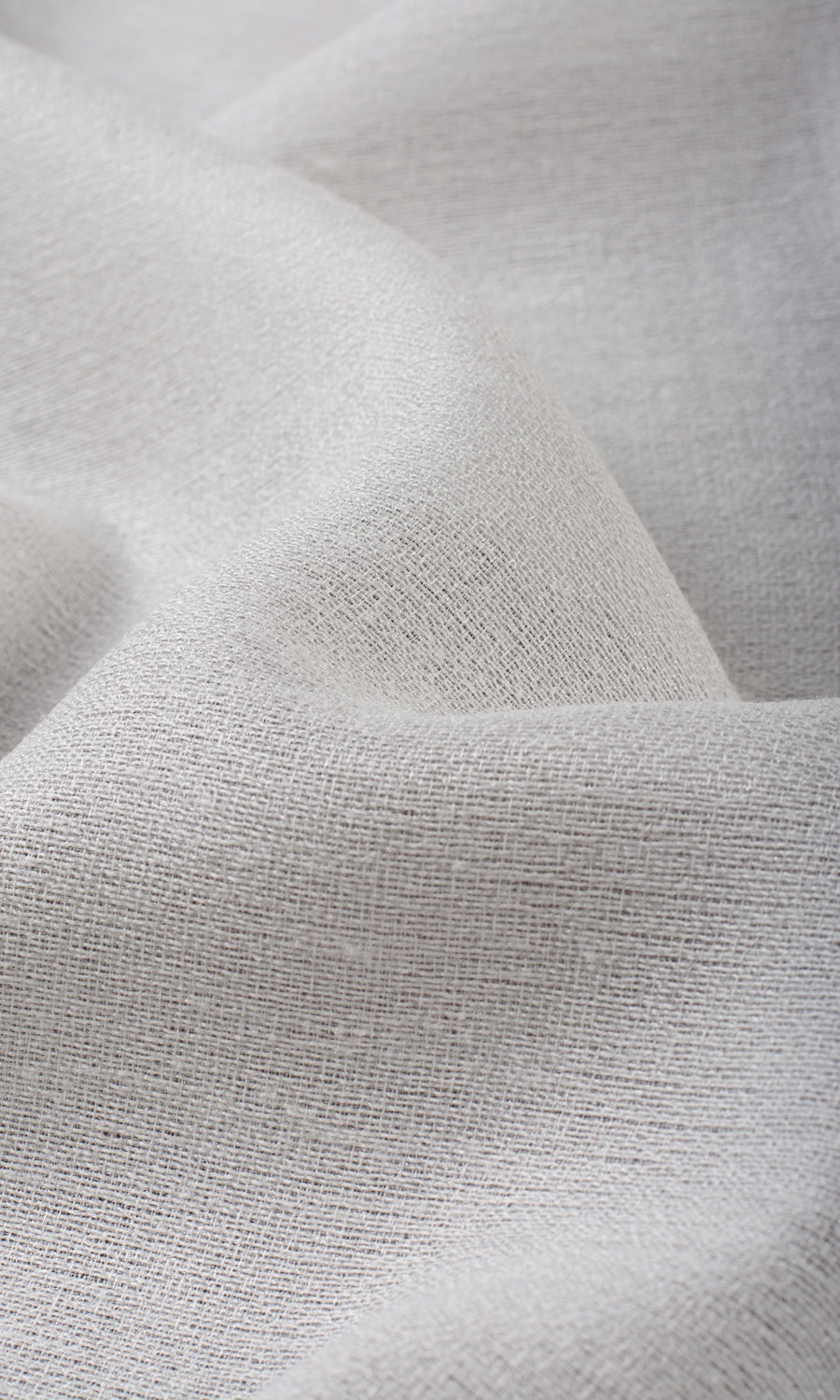 Plain Semi-Sheer Window Treatments Fabric By the Metre (White)