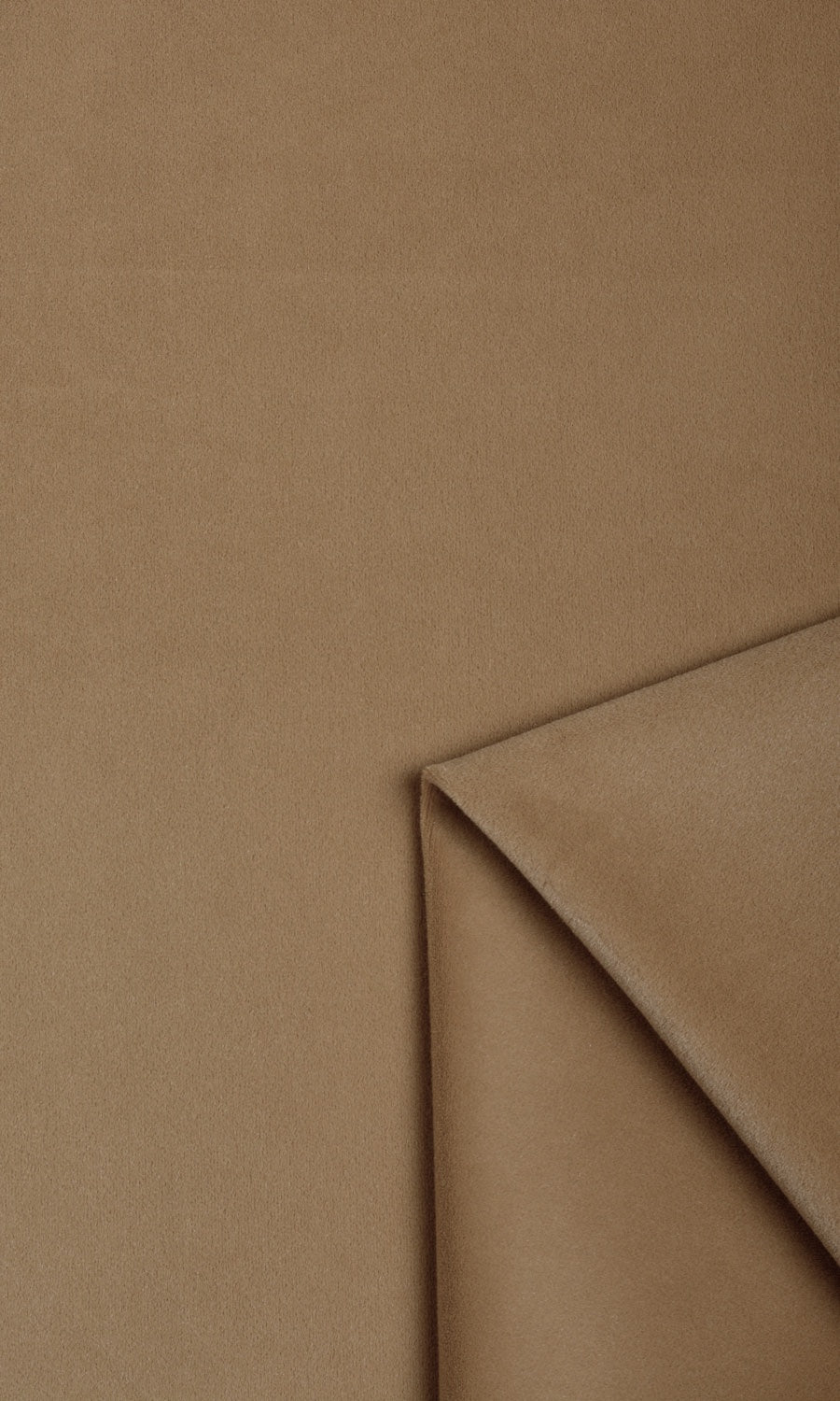 Velvet Fabric Material By the Metre (Burnt Orange/ Brown)