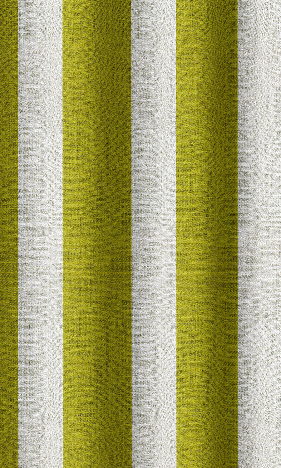 Striped Home Décor Fabric Sample (Apple Green)