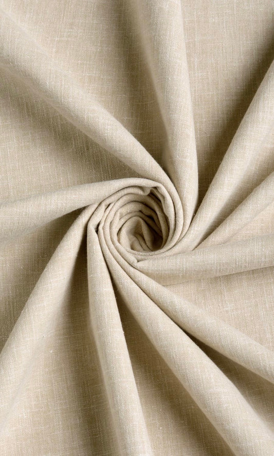 Linen Texture Curtains (Oatmeal Beige)