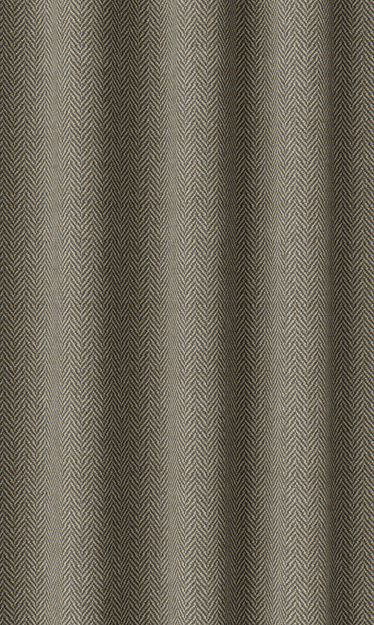 Herringbone Textured Home Décor Fabric Sample (Warm Grey/ Brown)
