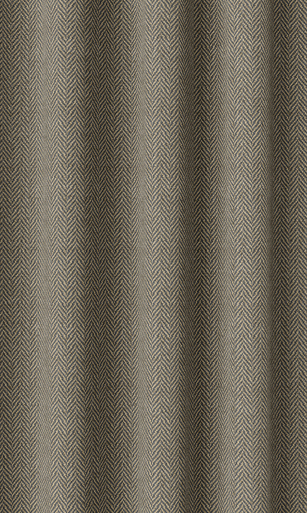 Herringbone Textured Home Décor Fabric By the Metre (Warm Grey/ Brown)