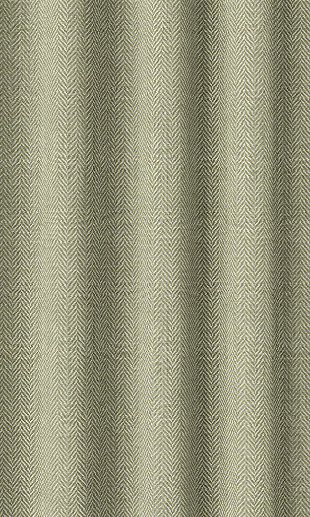 Herringbone Textured Home Décor Fabric By the Metre (Green)