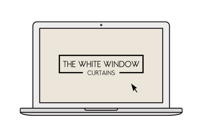 Order made-to-measure drapes from The White Window Curtains