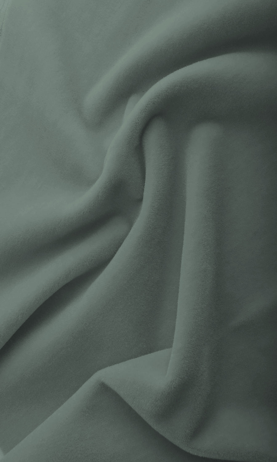 Velvet Home Textile Fabric Material By the Metre (Stone Blue)