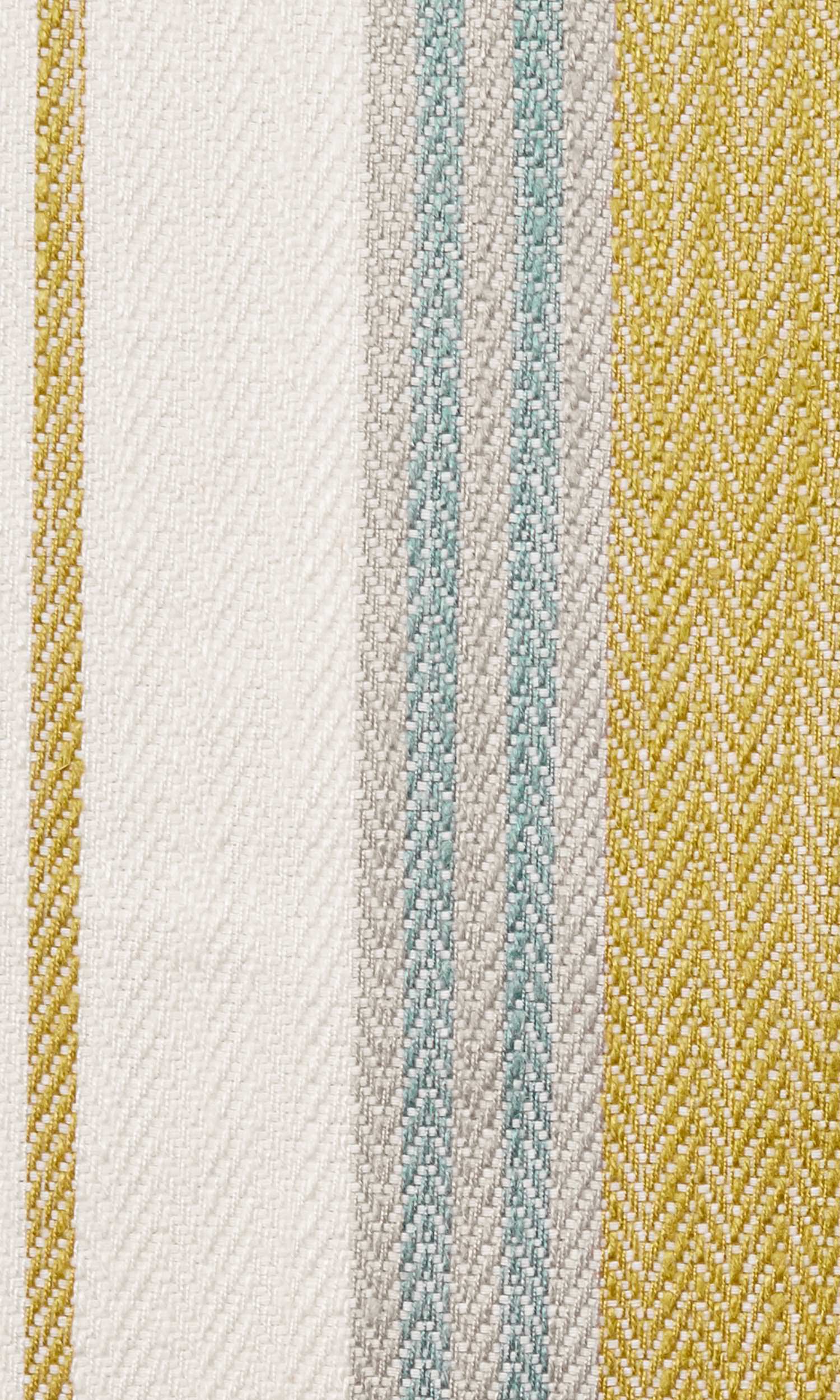 Striped Home Textile Fabric Material By the Metre (Gray/ Blue/ White/ Yellow)