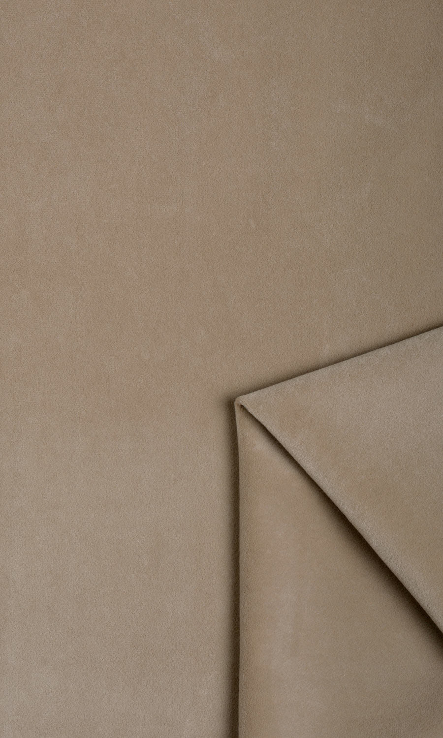 Velvet Window Treatments Fabric By the Metre (Deep Taupe)