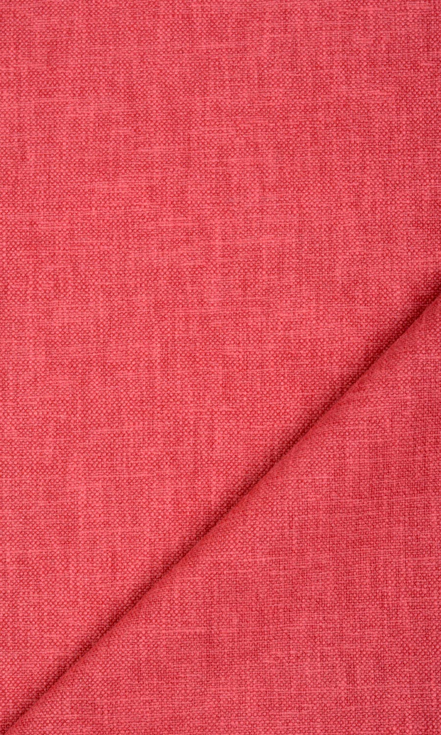 Linen-Blend Fabric By the Metre for Curtains & Drapes (Red)