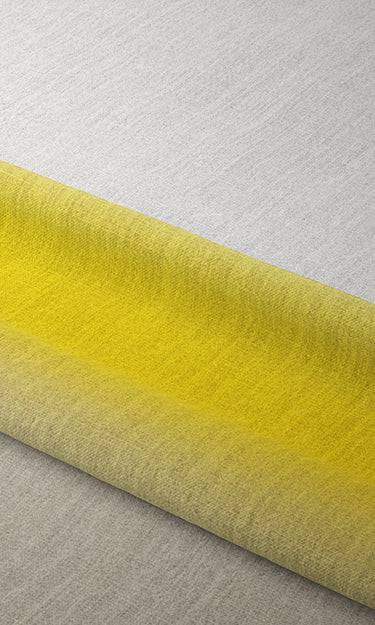 3-Tone Ombre Fabric Material By the Metre (Yellow/ Beige)