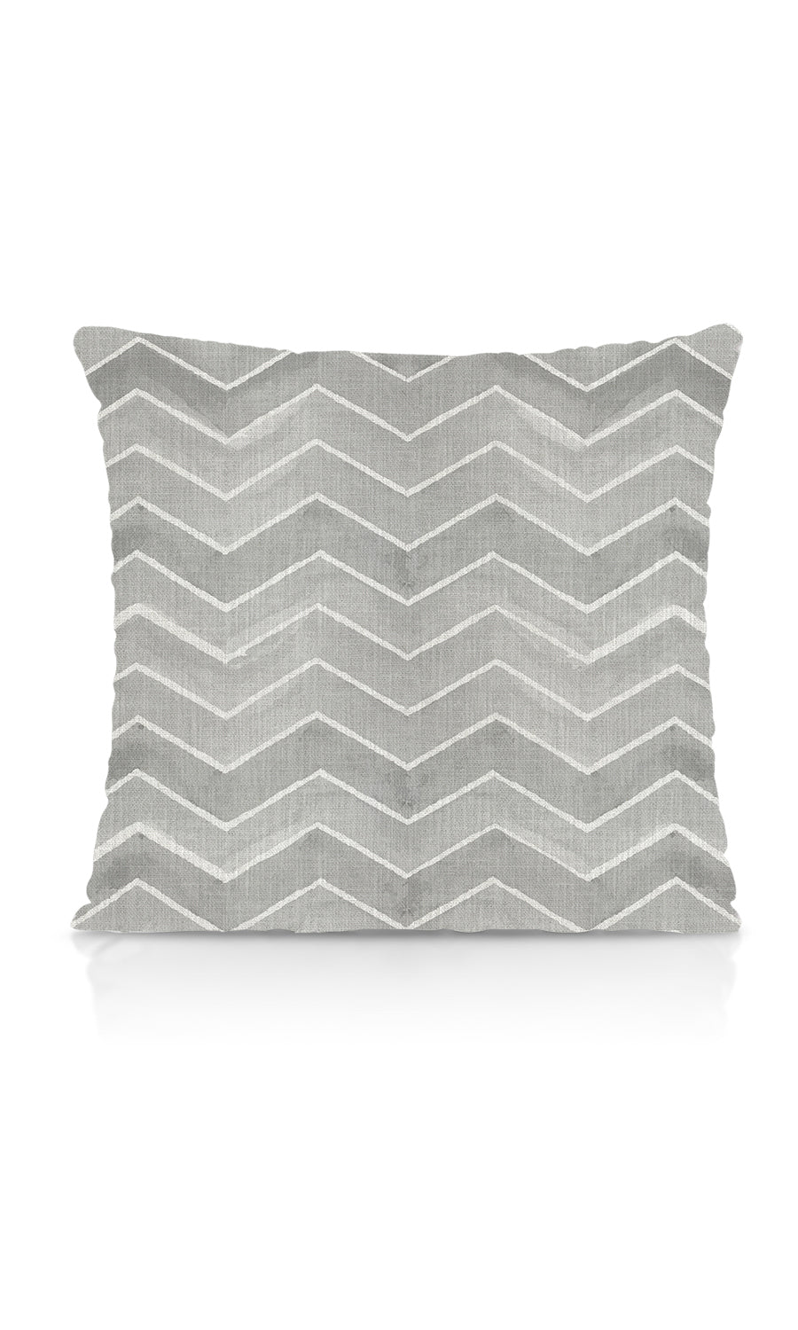 Chevron Print Home Textile Fabric Material Sample (Eggshell White/ Grey)