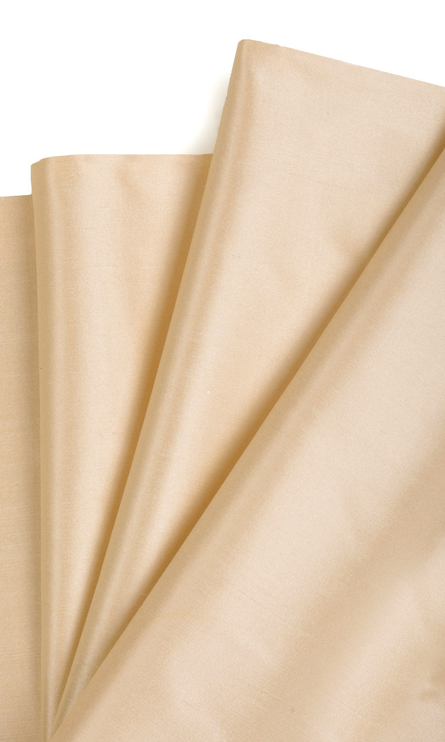 Shantung Silk Home Textile Fabric Material Sample (Warm Ivory)