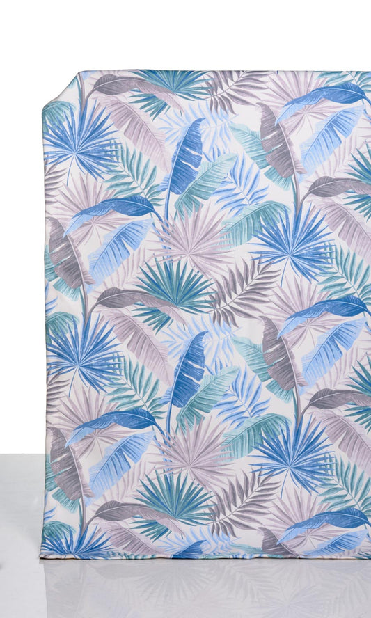 Botanical Floral Drapes (Blue/ Purple)