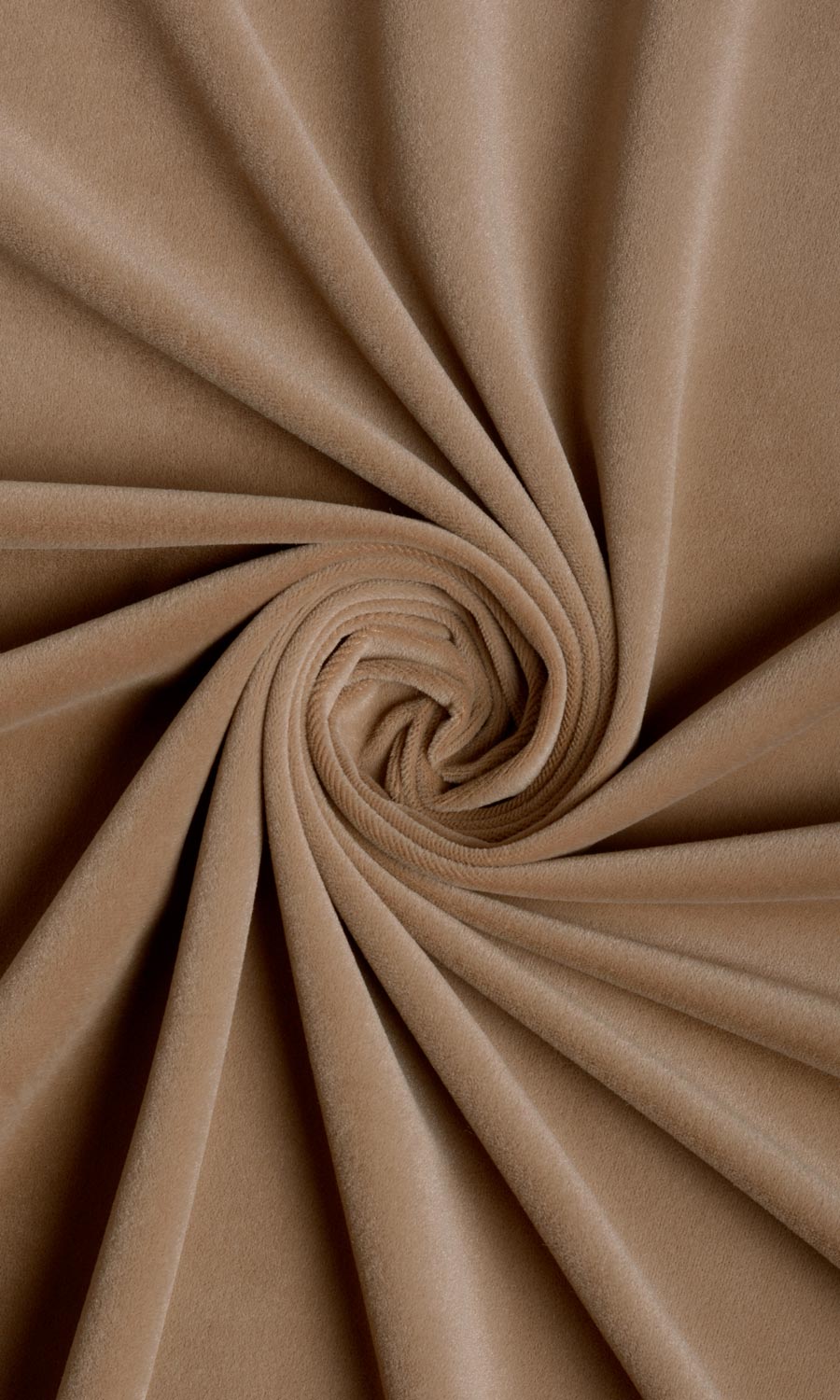 Velvet Home Décor Fabric By the Metre (Brown)
